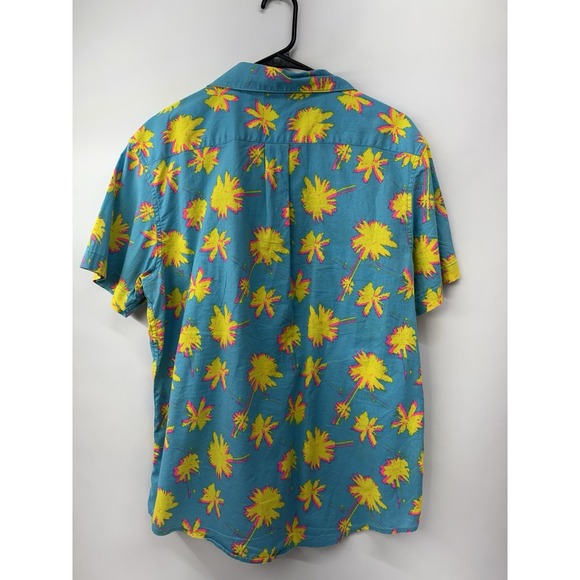 Tommy Bahama Men's Orange Palm Leaf Button Down Shirt Mens S (250504) - Picture 3 of 7